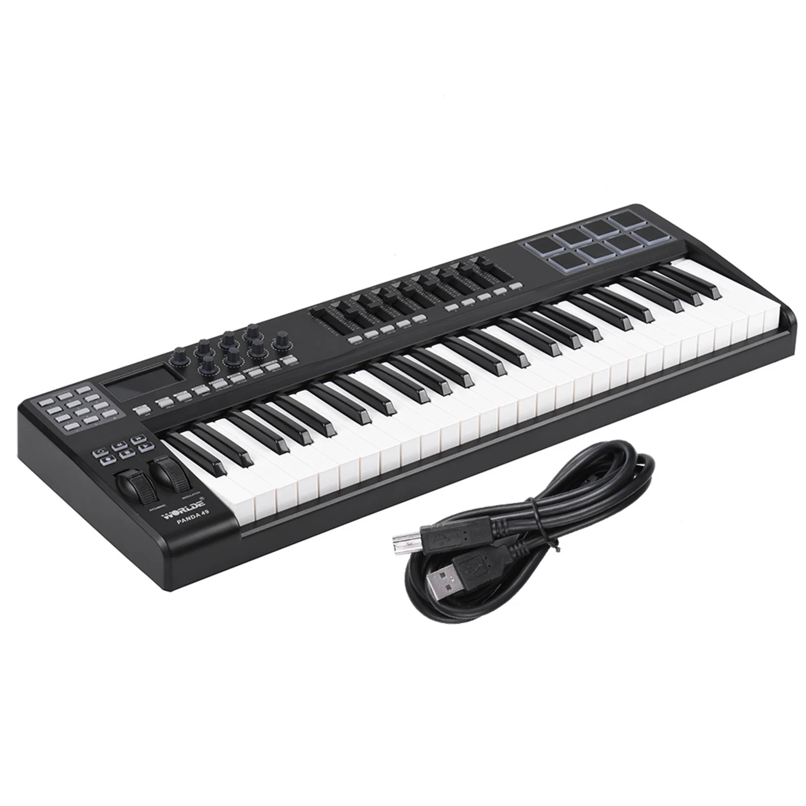 Midi Controller Pad - Paket Edu WORLDE PANDA49 | Papan