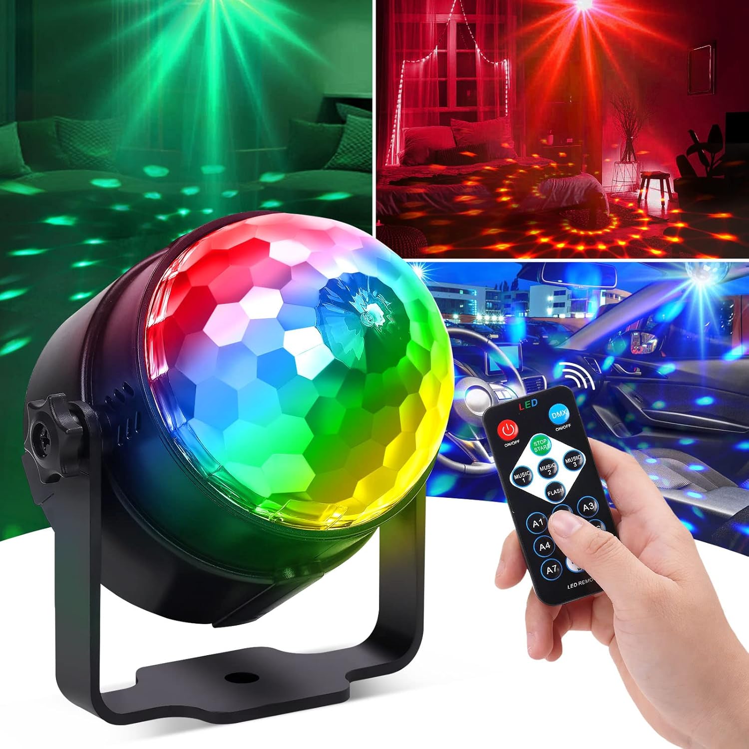 Audio Music Dj - RGB lampu disko panggung LED lampu