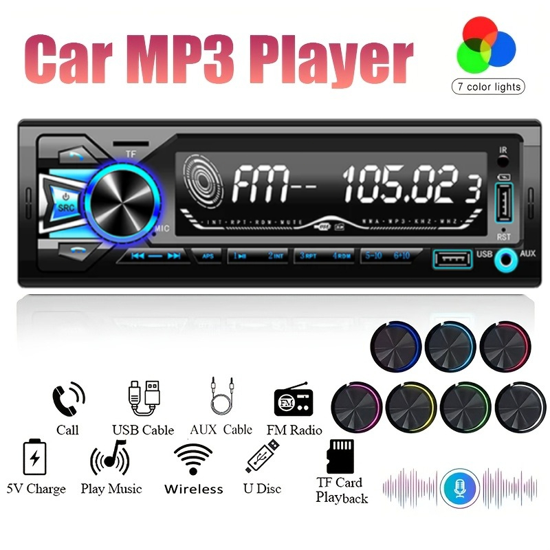 Audio Without Music - Radio Stereo Mobil FM 1DIN, Pemutar