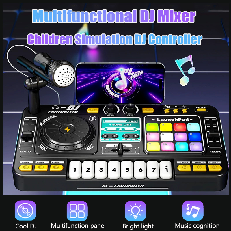 Mixer DJ Multifungsi Simulasi  - Audio Music Dj ulasan dan harga