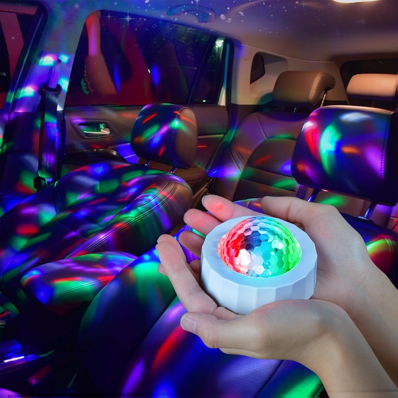 Bola disko mobil, bola disko M - Audio Music Dj ulasan dan harga