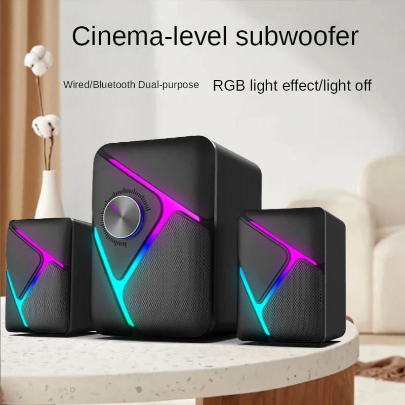 Audio Komputer 2.1 Subwoofer E - Audio Music Spotify ulasan dan harga