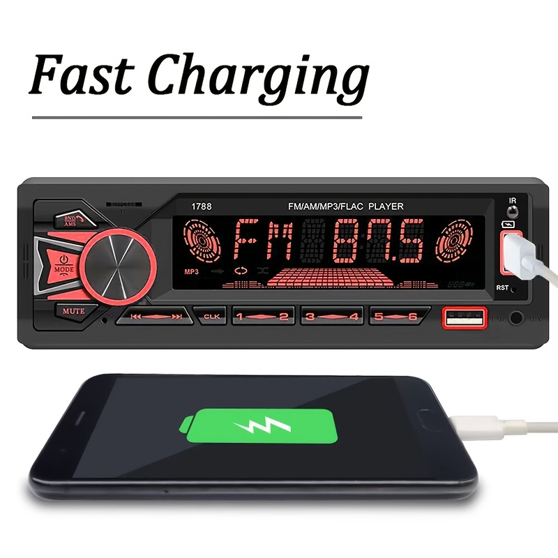 Radio Stereo Mobil FM 1DIN, Pe - Audio Without Music ulasan dan harga